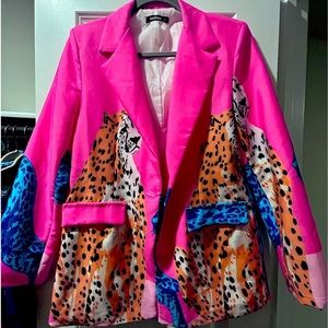 Pink blazer